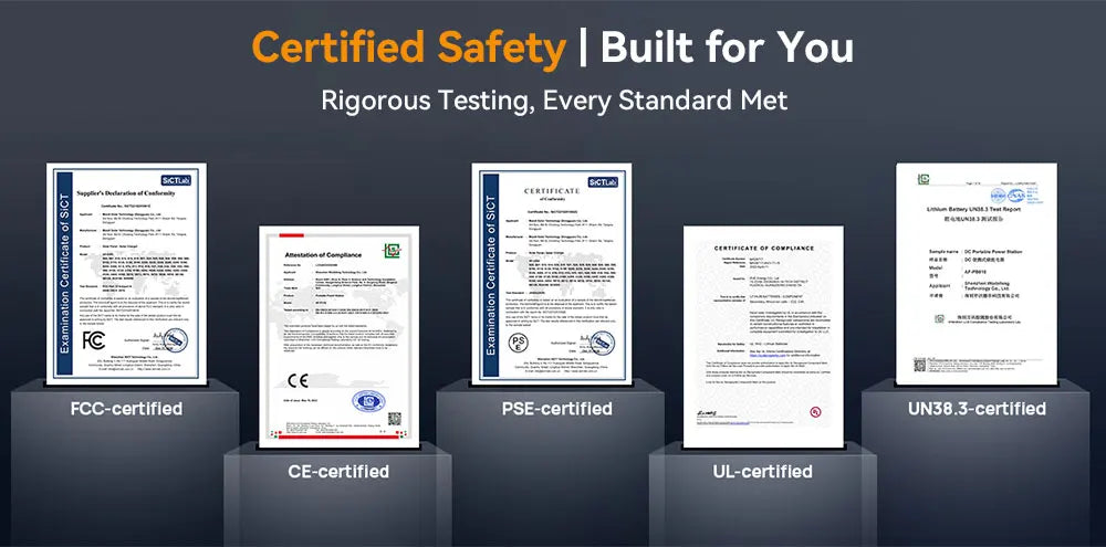 AFERIY Nano100 Portable Power Station, 100W 99.2Wh, Telescopic Type-C Cable, 1.5h Full Charge, 3000+ Cycles LiFePO₄ Battery