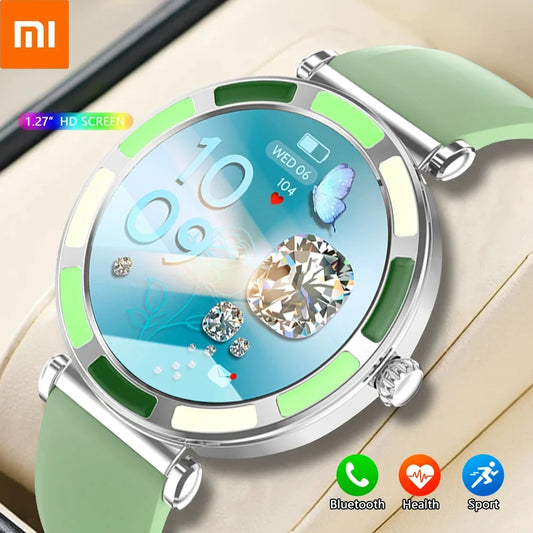 2025 NEW Xiaomi 1.27" HD Screen Women Smartwatch Dynamic Heart Rate Bluetooth Call&Music Waterproof Smart Watch