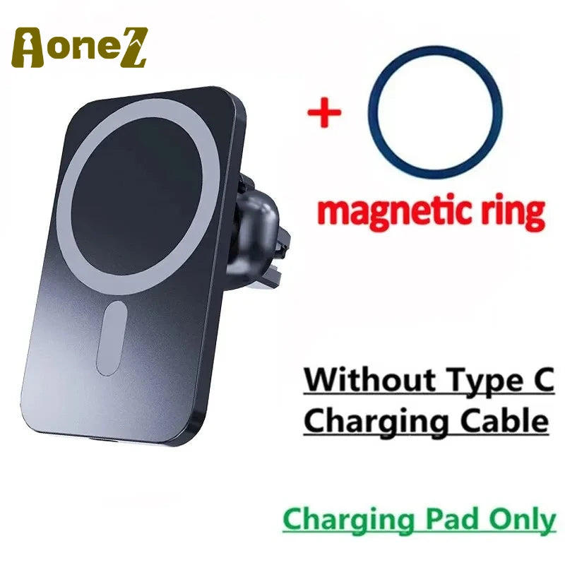 30W Magnetic Car Charger, Magsafe for IPhone 17/16/ 15/14/13/12 Pro Max Mini, Fast Charging Holder Mount AONEZ
