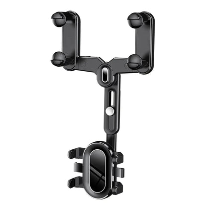 360 Rotating Car Phone Holder Rearview Mirror Mount Car Phone Bracket Navigation GPS Stand Foldable Mobile Cell Support in Car