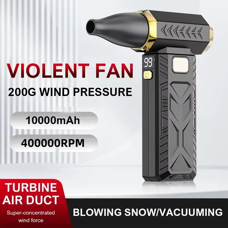 Violent Fan 1000000RPM Super Powerful Air Blower Vacuum Blowing Suction For Dust Cleaner Brushless Turbo Strong Wind