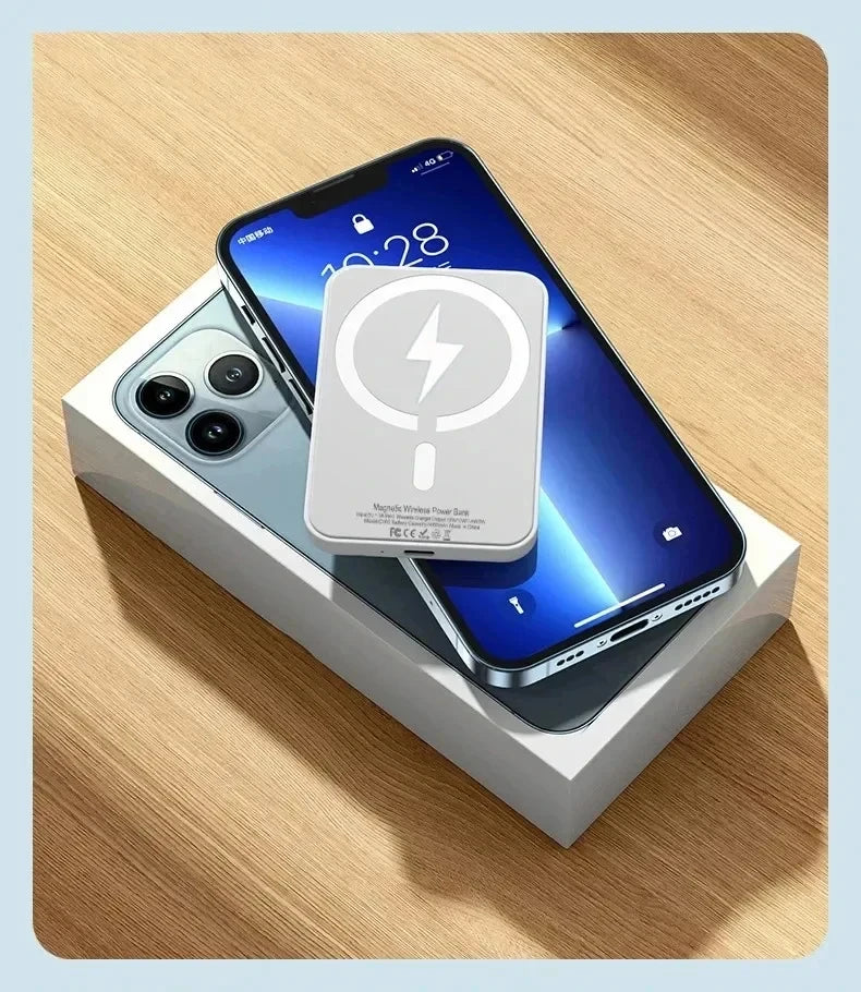 Xiaomi 500000mAh Magnetic Wireless Power Bank PD 20W Fast Charger Portable External Battery Pack For iPhone Samsung Huawei 2025