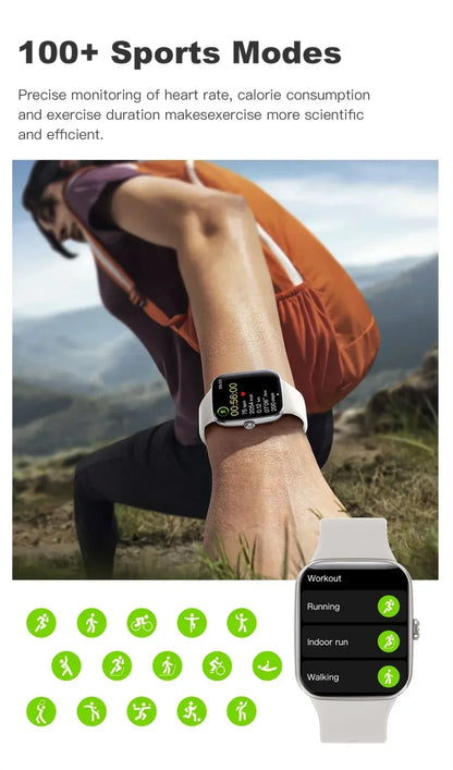 Xiaomi 2025 Waterproof Sport Women Watch Fitness Smartwatch 2025 Men GPS sports band PK Amazfit GTR 4 Bluetooth call Smart Watch