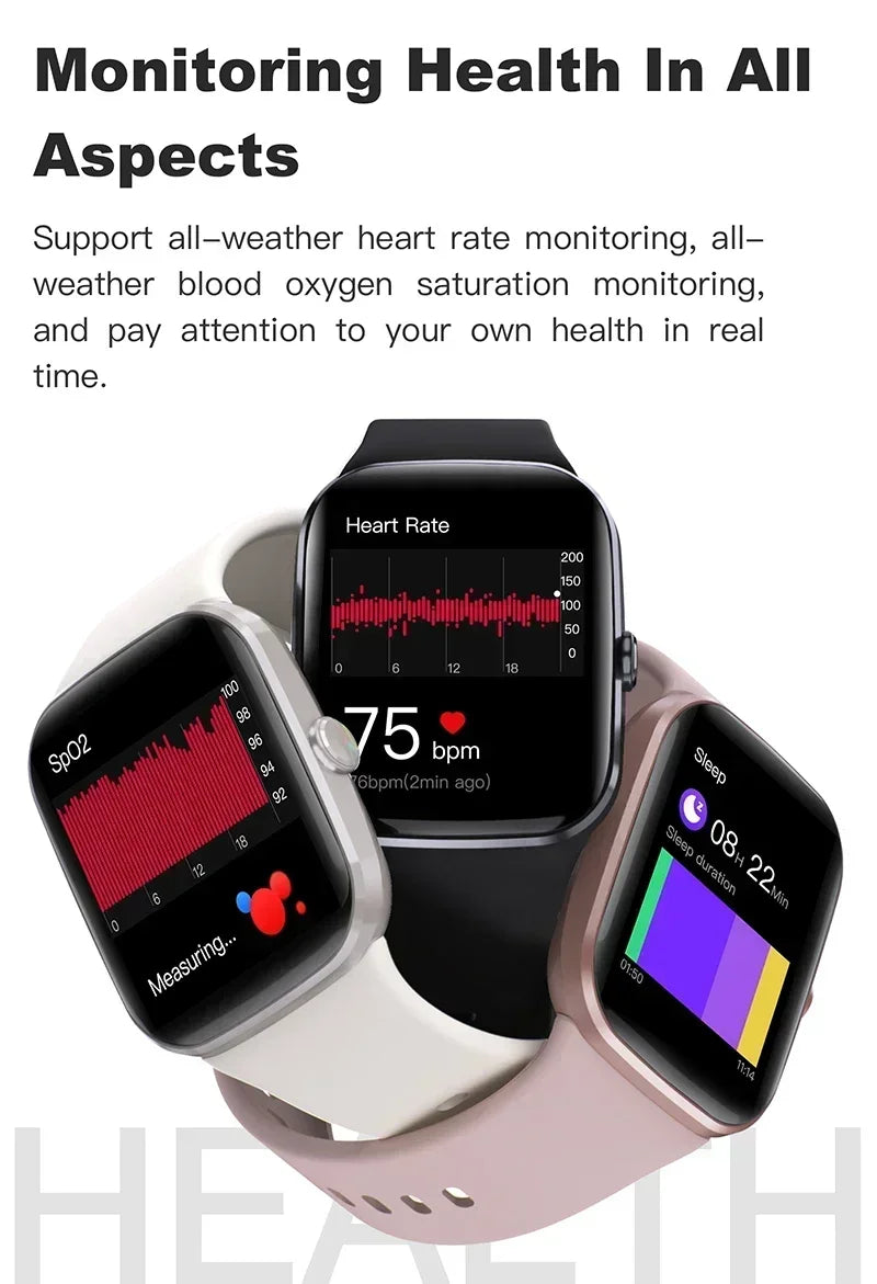 Xiaomi 2025 Waterproof Sport Women Watch Fitness Smartwatch 2025 Men GPS sports band PK Amazfit GTR 4 Bluetooth call Smart Watch