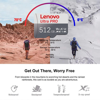 Lenovo Micro TF SD Card 2TB High Speed 128GB Memory Card Class 10 V60 1TB Mini SD Card 512GB  256GB TF Card For Nintendo Switch