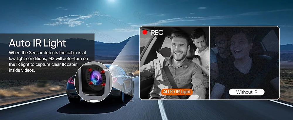 WIFI APP Control Car Dvr 2/3 Channel 1080P Dash Cam for Cars Front optional Rear View Recorder Video Car Camera Car Assecories