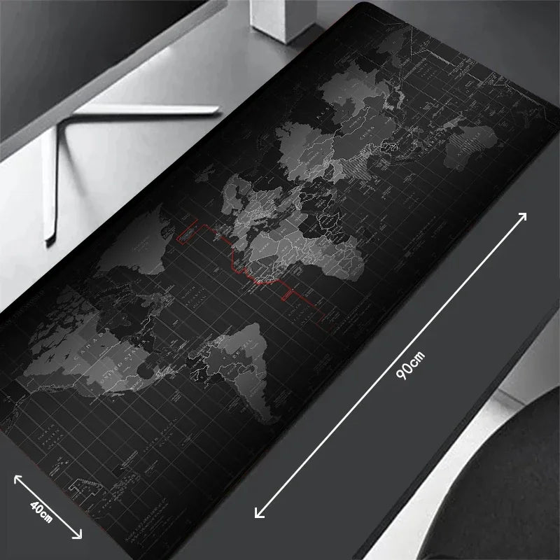 Large Gaming Mouse pad Computer Gamer Desk Mouse Mat Anti-slip Natural Rubber Stitched Edge large mouse Pad for Desktop Office