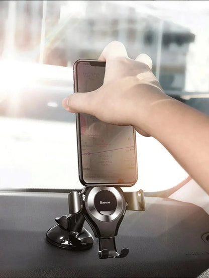 Baseus Car Phone Holder for iPhone Auto Gravity Dashboard Sucker Car Cellphone Moible Phone Support Samsung/Xiaomi/Huawei Holder