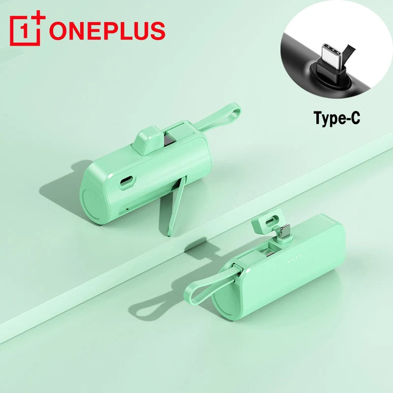 OnePlus 30000mAh Mini Portable Type-c Fast Charging With Stand Pocket Power Bank Compatible with Iphone Andriod External Battery