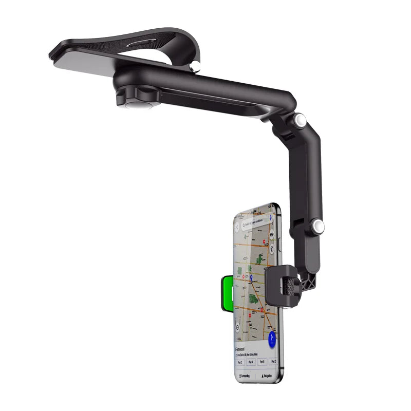 Sun Visor Phone Holder for Car Multifunctional 360° Rotating Sun Visor Cell Phone Holder with IPhone/Samsung/Android