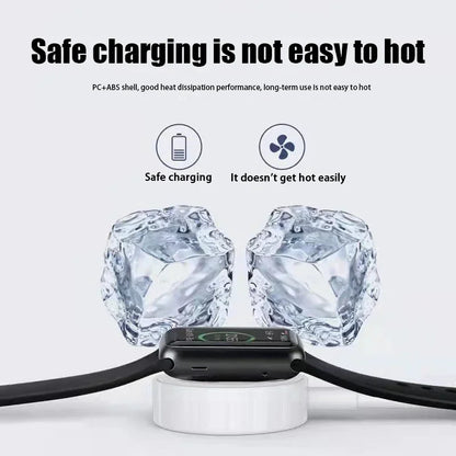 Magnetic Charger For IWatch Charging Cable Portable Magnetic Wireless Charging For IWatch Series Ultra2/10/9/8/7/6/SE/SE/5/4/3/2