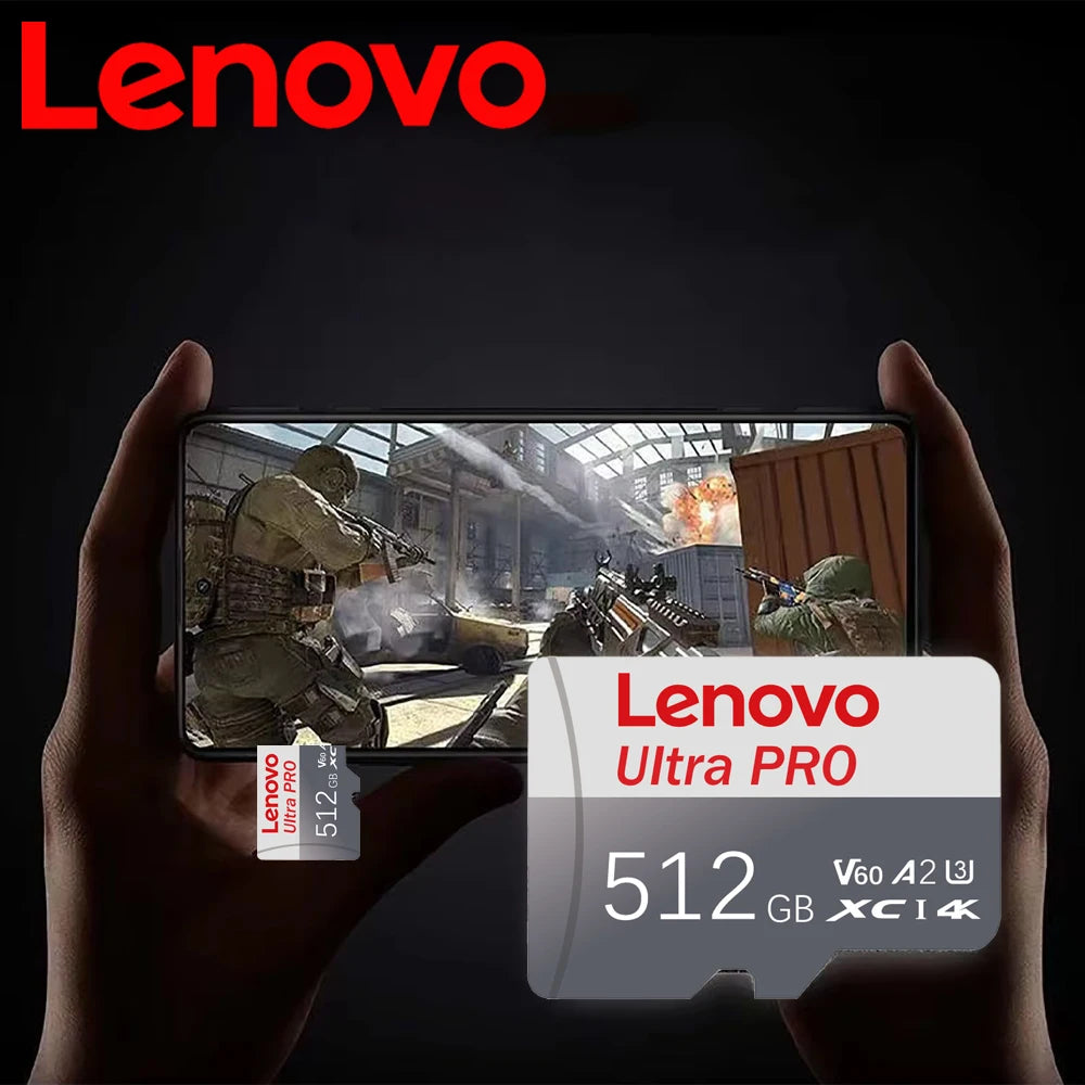 Lenovo Micro TF SD Card 2TB High Speed 128GB Memory Card Class 10 V60 1TB Mini SD Card 512GB  256GB TF Card For Nintendo Switch