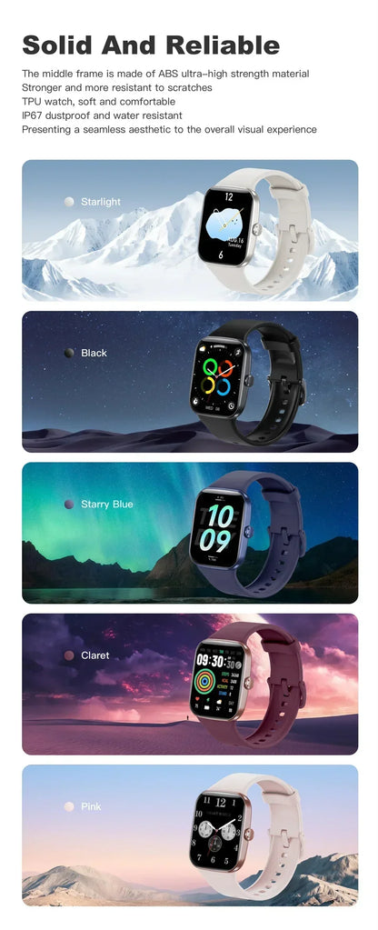 Xiaomi 2025 Waterproof Sport Women Watch Fitness Smartwatch 2025 Men GPS sports band PK Amazfit GTR 4 Bluetooth call Smart Watch