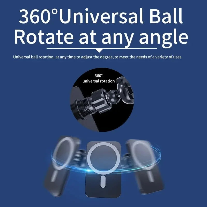 30W Magnetic Car Charger, Magsafe for IPhone 17/16/ 15/14/13/12 Pro Max Mini, Fast Charging Holder Mount AONEZ