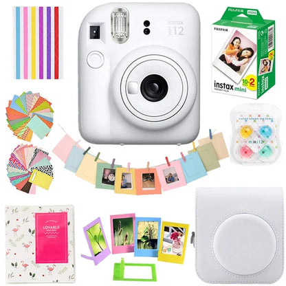 2023 New Fujifilm Instax Mini 12 Instant Camera Blossom Pink / Pastel Blue / Mint Green / Clay White / Lilac Purple 5 Colors