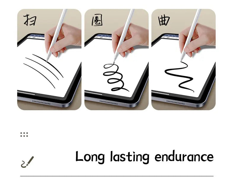 Magnetic Adsorption Pencil Stylus Pen for Apple Pencil iPad 11 2025 Pens Battery Display Palm Rejection for Apple Pencil 2 1