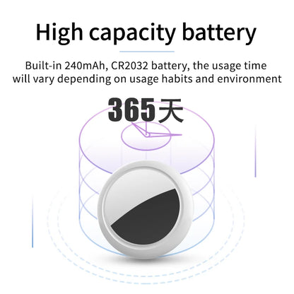 Security Bluetooth GPS Tag Based on iphone Find My app Anti-lose Tracker Sound Locate Message Reminder Alarm Key Finder