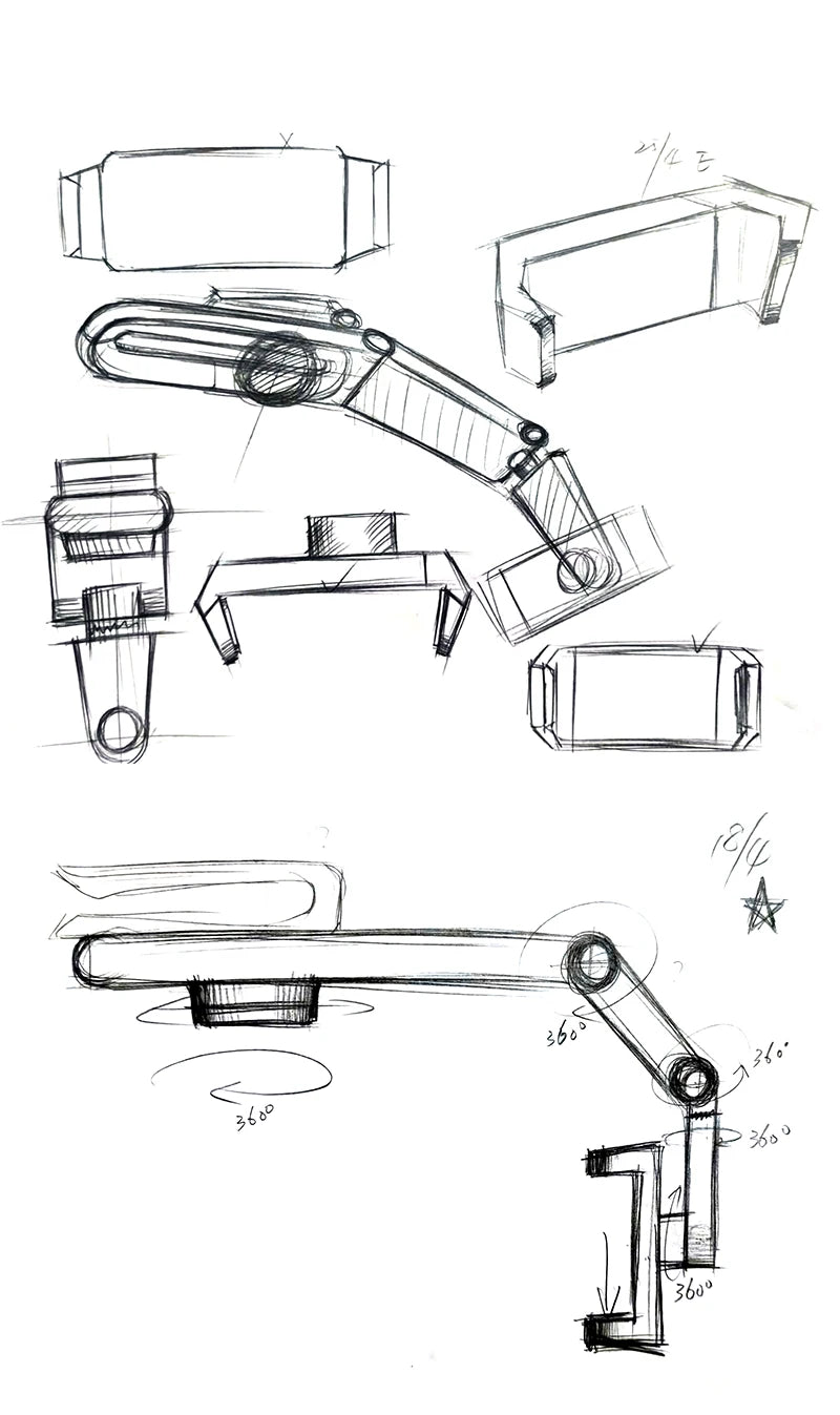Sun Visor Phone Holder for Car Multifunctional 360° Rotating Sun Visor Cell Phone Holder with IPhone/Samsung/Android