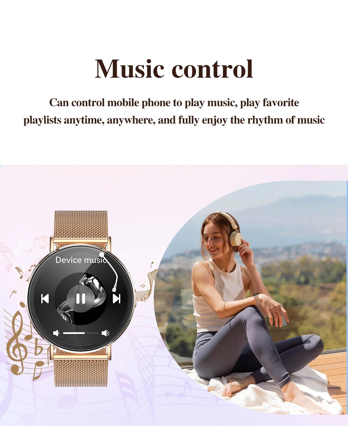 Xiaomi Mijia Smartwatch Women Bluetooth Call 3D Dynamic Dial Electronics Watch Heart Rate Monitor Waterproof Fitness Women Watch