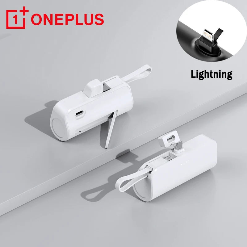 OnePlus 30000mAh Mini Portable Type-c Fast Charging With Stand Pocket Power Bank Compatible with Iphone Andriod External Battery