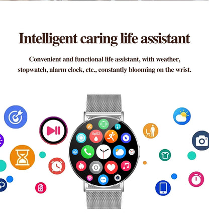 Xiaomi Mijia Smartwatch Women Bluetooth Call 3D Dynamic Dial Electronics Watch Heart Rate Monitor Waterproof Fitness Women Watch