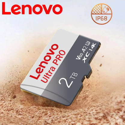 Lenovo Micro TF SD Card 2TB High Speed 128GB Memory Card Class 10 V60 1TB Mini SD Card 512GB  256GB TF Card For Nintendo Switch