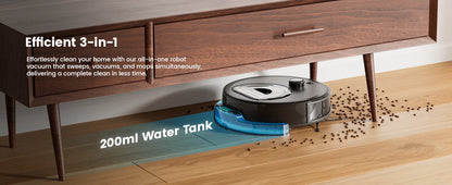Lefant M330 Pro Robot Vacuum and Mop combo, 5000Pa,dTOF LiDAR Navigation, Alexa/Google/WiFi,Ideal for Pet Hair