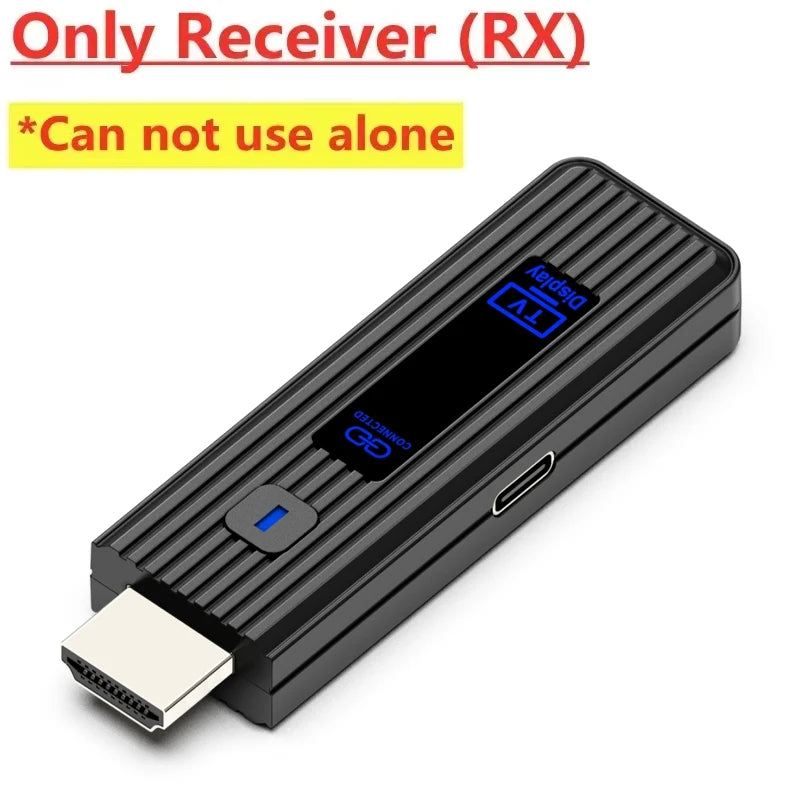 Wireless HDMI-Compatible Video Transmitter and Receiver Extender kit TV Stick Dongle Adapter For PC Camera Laptop To Monitor TV