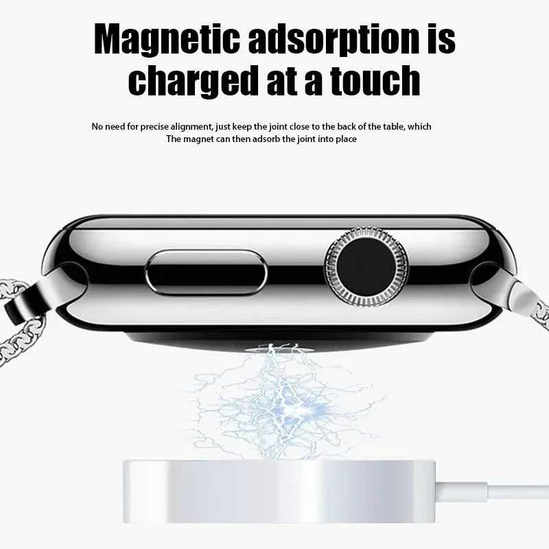 Magnetic Charger For IWatch Charging Cable Portable Magnetic Wireless Charging For IWatch Series Ultra2/10/9/8/7/6/SE/SE/5/4/3/2
