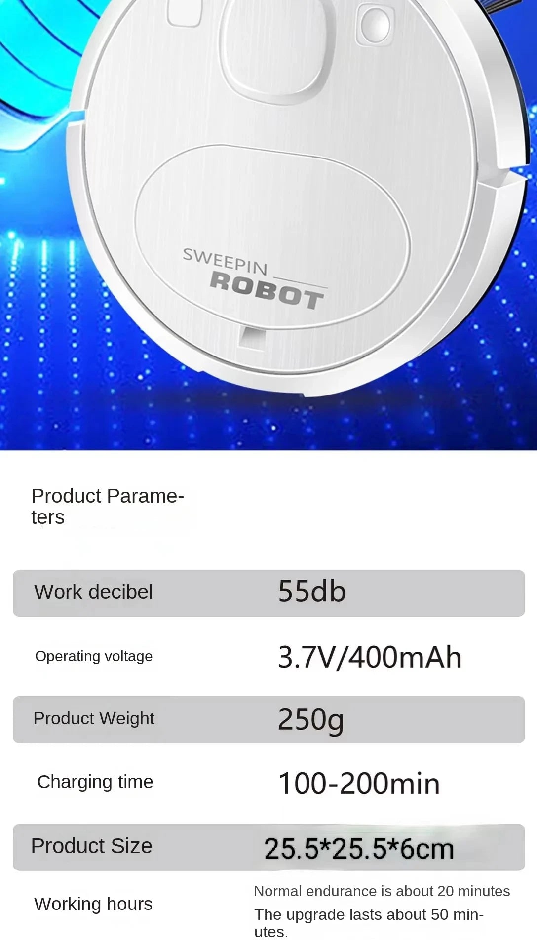 Xiaomi Intelligent Sweeping Robot Lazy Home Cleaning Machine Usb Automatic Vacuum Cleaner Small Household Appliances For Home