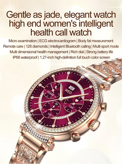 2025 NEW Xiaomi 1.27" HD Screen Women Smartwatch Dynamic Heart Rate Bluetooth Call&Music Waterproof Smart Watch