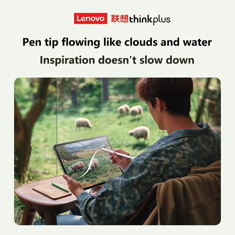 Lenovo stylus For Android IOS Capacitive Screen For iPad Apple Pencil Huawei Xiaomi Samsung Tablet three pen tips universal Pen