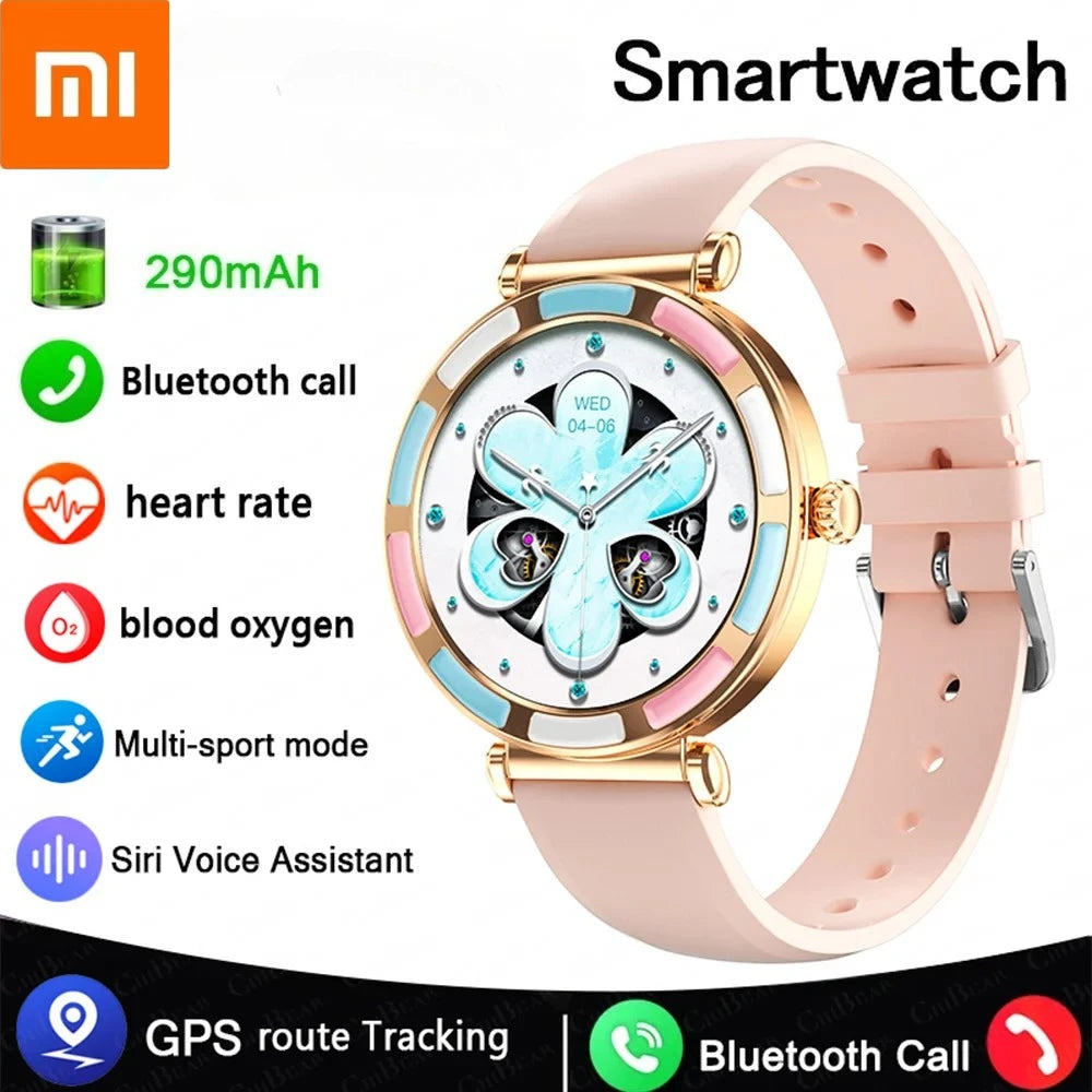 2025 NEW Xiaomi 1.27" HD Screen Women Smartwatch Dynamic Heart Rate Bluetooth Call&Music Waterproof Smart Watch