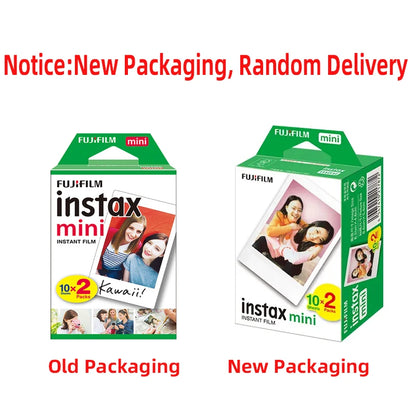 10-100 Sheets Fujifilm Instax Mini 12 Film Camera White Edge Photo Paper For Mini 11 9 8 40 70 90 Instant Camera EVO Instax Film