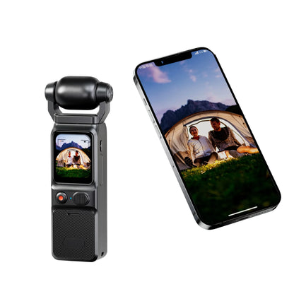 4K UHD Touch Screen Portable  Vlogging Camera Pocket Sports Camera with Gimbal Handheld Stabilizer Body Camera Video Recording
