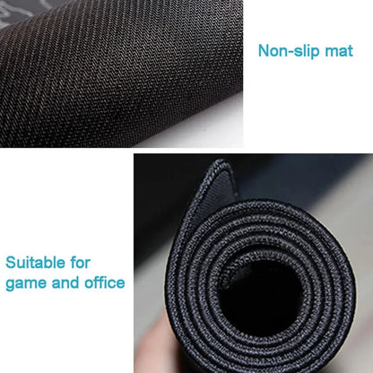 Large Gaming Mouse pad Computer Gamer Desk Mouse Mat Anti-slip Natural Rubber Stitched Edge large mouse Pad for Desktop Office