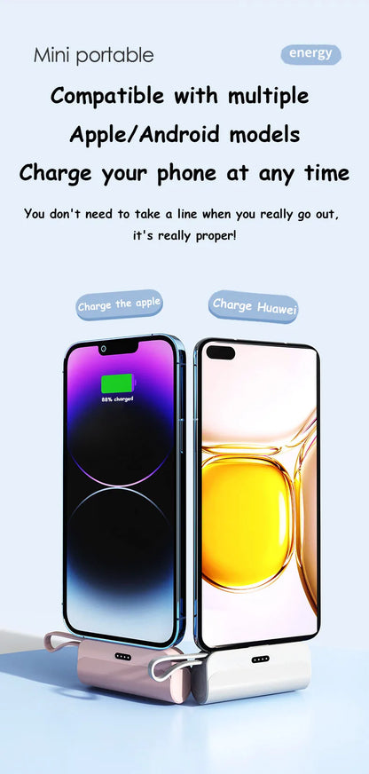 OnePlus 30000mAh Mini Portable Type-c Fast Charging With Stand Pocket Power Bank Compatible with Iphone Andriod External Battery