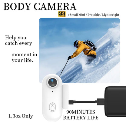 4K UHD Mini Camera WiFi Sports Action Photography Videography Portable