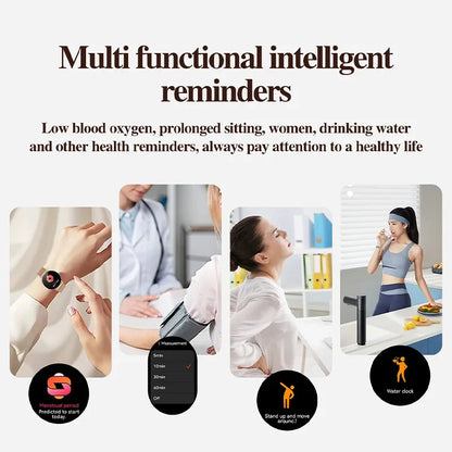 Xiaomi Mijia Smartwatch Women Bluetooth Call 3D Dynamic Dial Electronics Watch Heart Rate Monitor Waterproof Fitness Women Watch