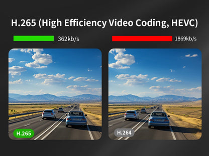 2K Dash Cam For Cars DVR Recorder Front Dash Camera KAWA D5 Emergency Video Recording EN,RU,FR,JP Voice Control WiFi APP Monitor
