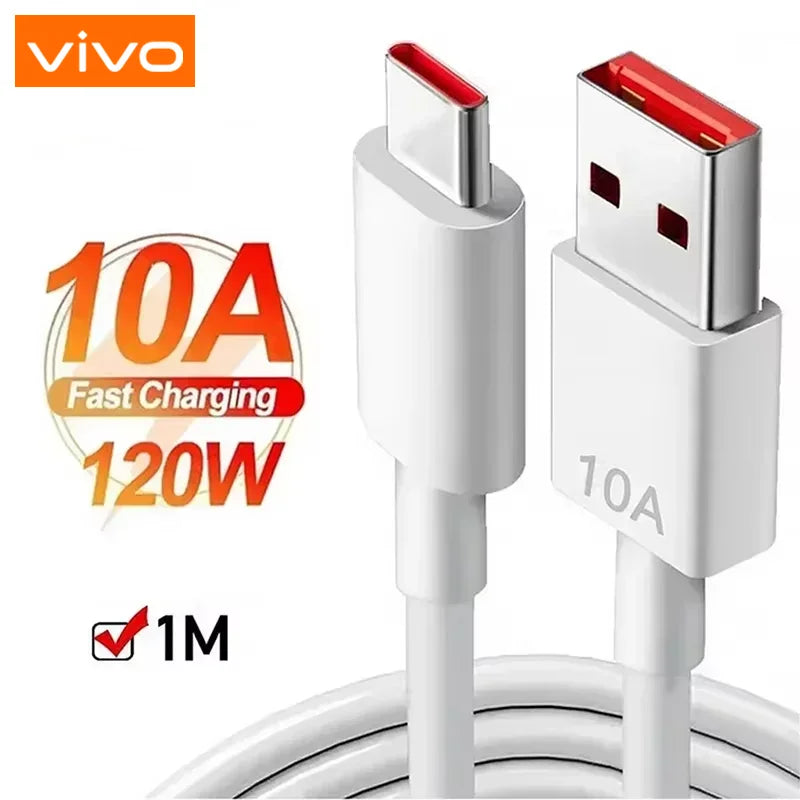 VIVO 120W Power Bank Super Fast Charging 200000mAh Large Capacity Portable External Battery For Mobile Power Bank For IPhone