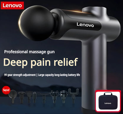 Original Lenovo Professional Grade Fascia Gun N2 N3 Series Muscle Relaxation Massager LED Touch Screen 6-8Massage Head Gifts