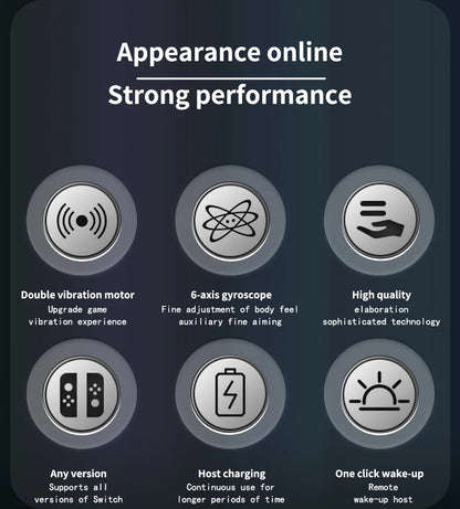 Joy Pad Joycons Controller For Nintendo Switch Joystick Gamepad Wireless Game Console Joypad Turbo Wake Up Function