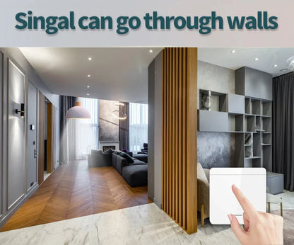 Wifi RF 433MHz Smart Switch Tuya Smart Life Remote Voice Control With Alexa Google Alice Wireless Wall Panel Switch Mini Module