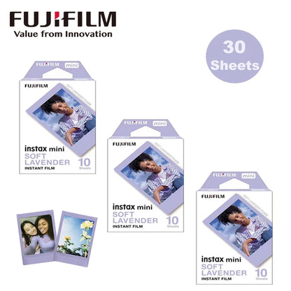 10-100 Sheets Fujifilm Instax Mini 12 Film Camera White Edge Photo Paper For Mini 11 9 8 40 70 90 Instant Camera EVO Instax Film