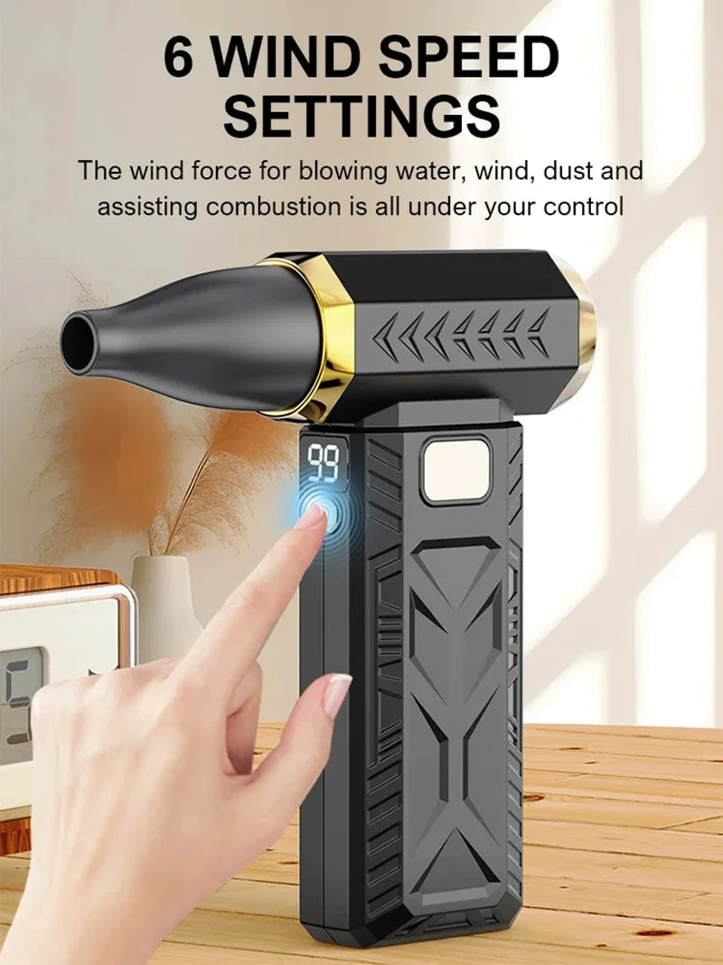 Violent Fan 1000000RPM Super Powerful Air Blower Vacuum Blowing Suction For Dust Cleaner Brushless Turbo Strong Wind