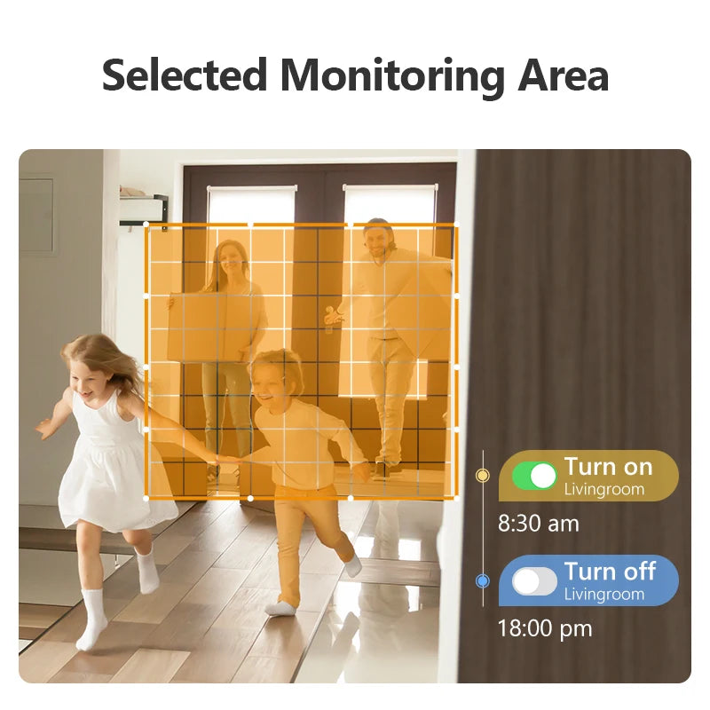 IMOU Cue 2E 3MP Wifi Security Camera Indoor Baby Monitor Human Detection Night Vision IP Camera Video Surveillance