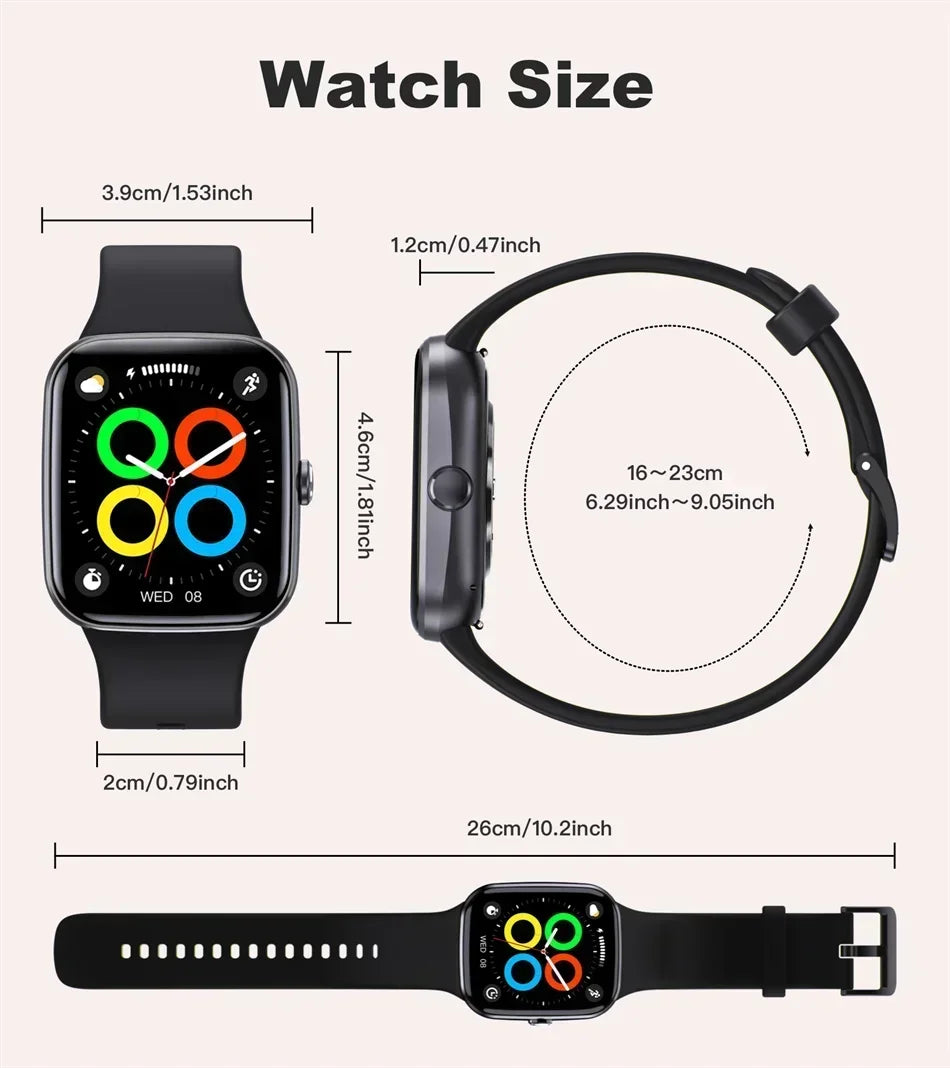 Xiaomi 2025 Waterproof Sport Women Watch Fitness Smartwatch 2025 Men GPS sports band PK Amazfit GTR 4 Bluetooth call Smart Watch