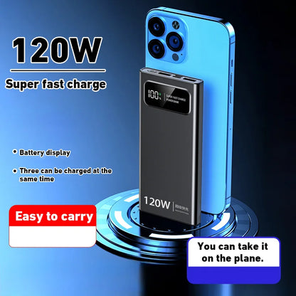 Xiaomi 120W 500000mAh Power Bank Large Capacity Super Fast Charging Digital Display External Battery for iPhone Huawei Samsung