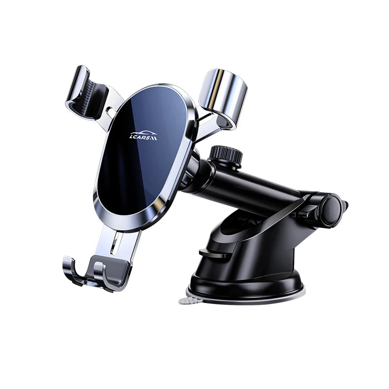 New Suction Cup Type Car Mobile Phone Holder Card Buckle Gravity Support Automatic Clamping Navigation Special Bracket